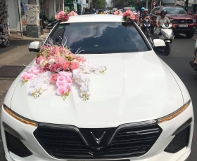 Cho thuê xe hoa cưới Vinfas Lux A 2.0 màu trắng