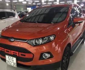 Cho thuê xe tự lái Ford Eco sport số tự động màu cam