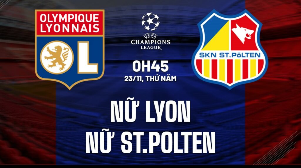 Nhận định soi kèo nữ Lyon vs nữ St.Polten  